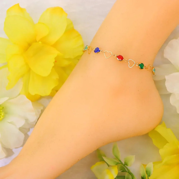 Minimalist Anklet, Sleek & Modern Design, Women’s Fashion, YC110479-A - Picture 2 of 10